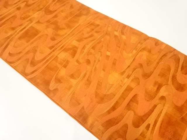 流水模様織出し名古屋帯